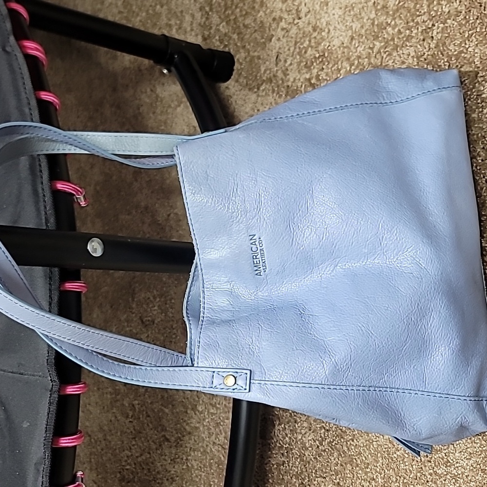American leather hand bag